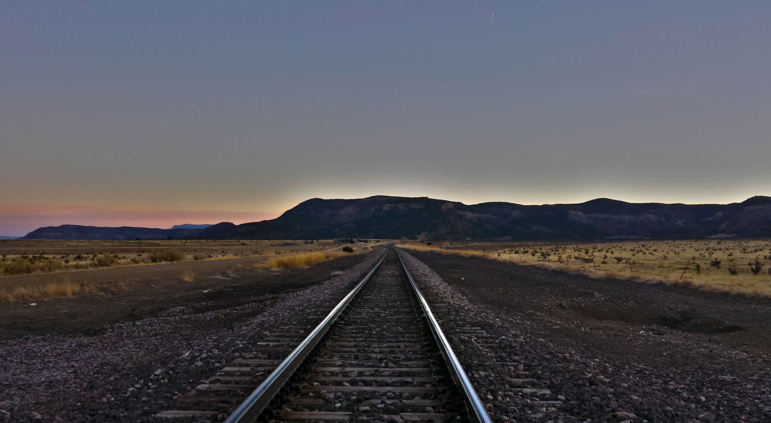 A View Down the Train Tracks