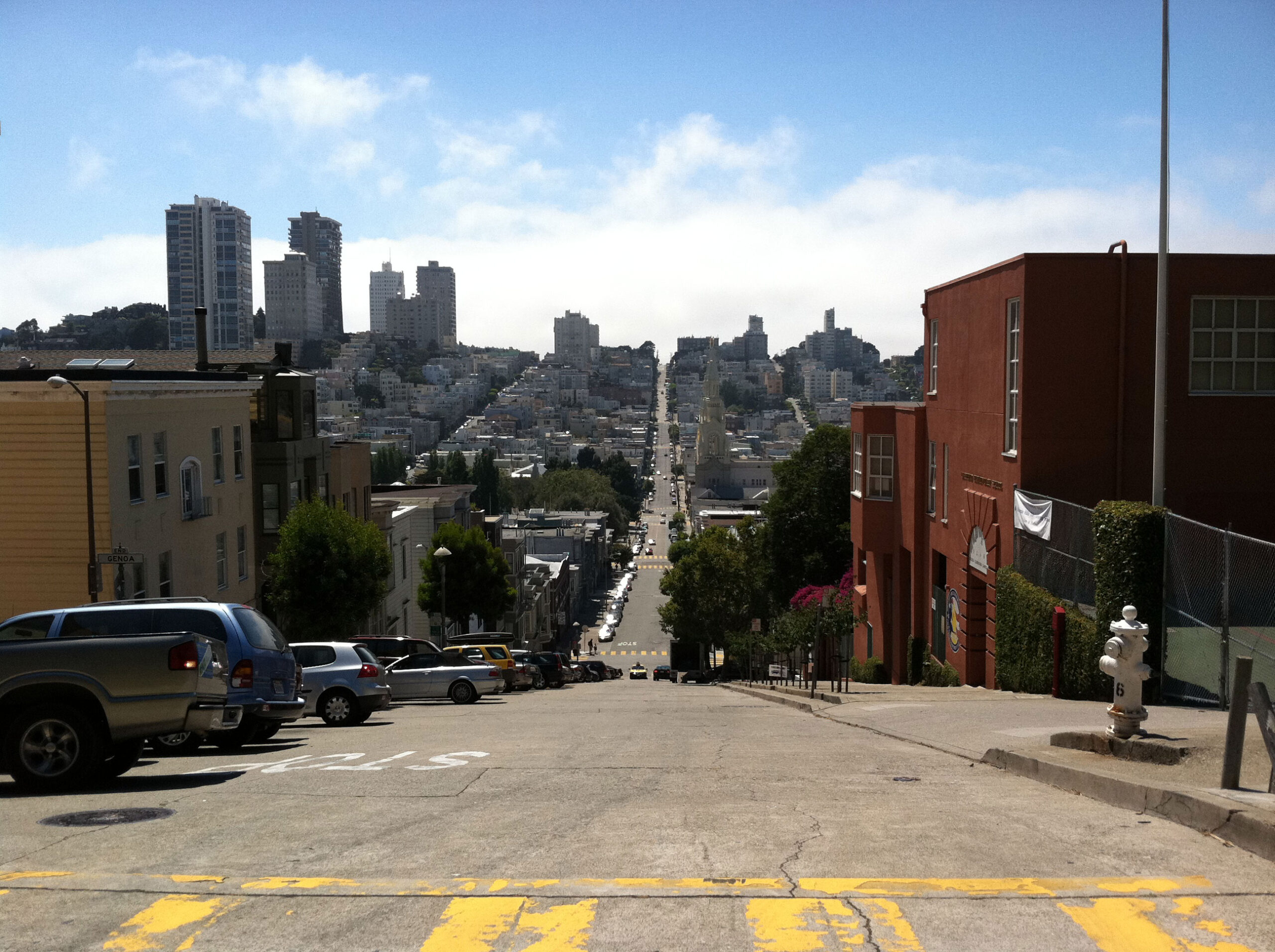 Steep San Francisco Street